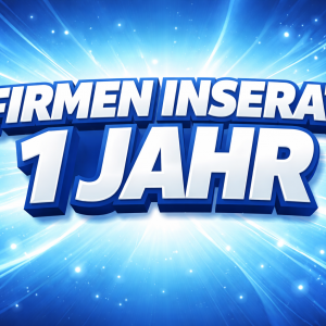 Firmen Inserat 1 Jahr